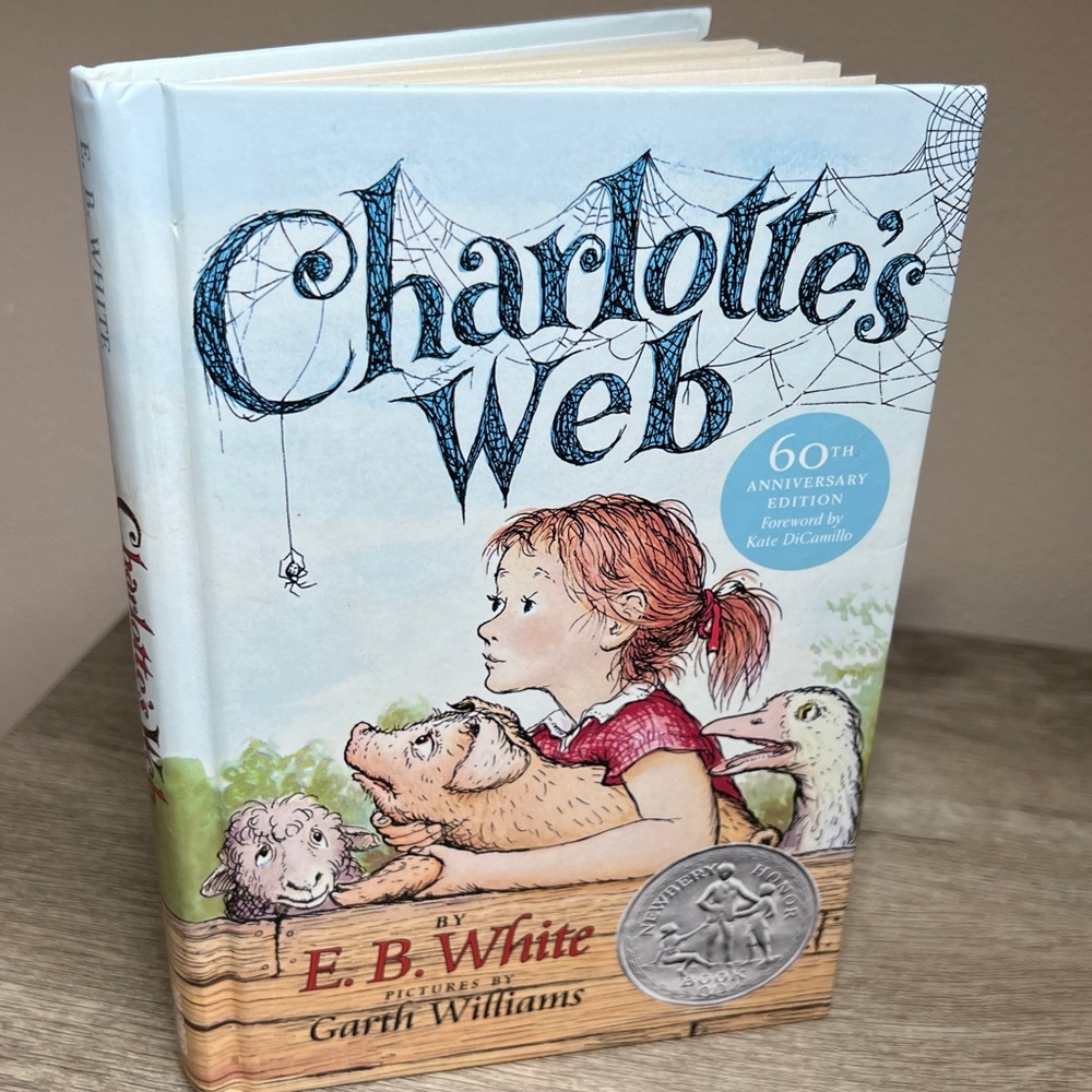 2012 “Charlotte’s Web” Hardcover 60th Anniversary Edition by E. B. White EUC!!